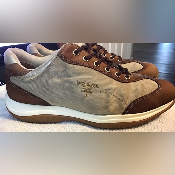 Prada Sneakers Wmns Sz 8 - Picture 3 of 12